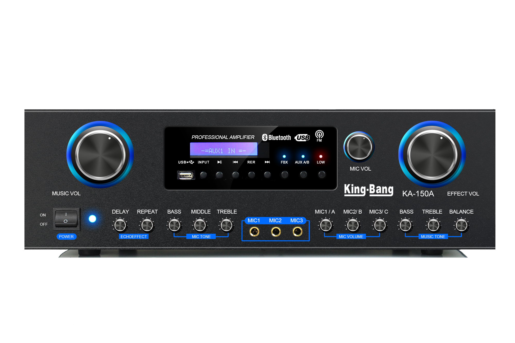 150W蓝牙、MP3卡包功放 KA-150A