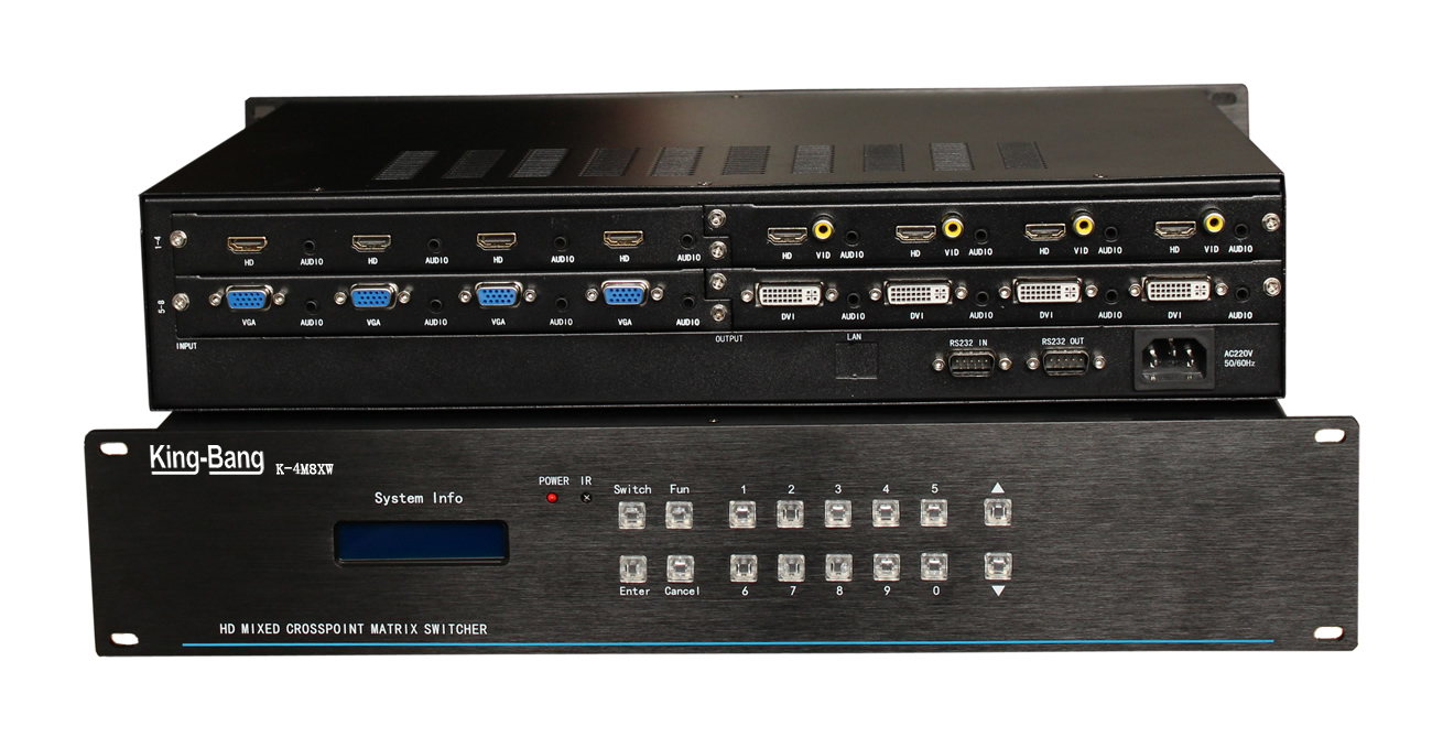 高清无缝混合矩阵K-4M8XW