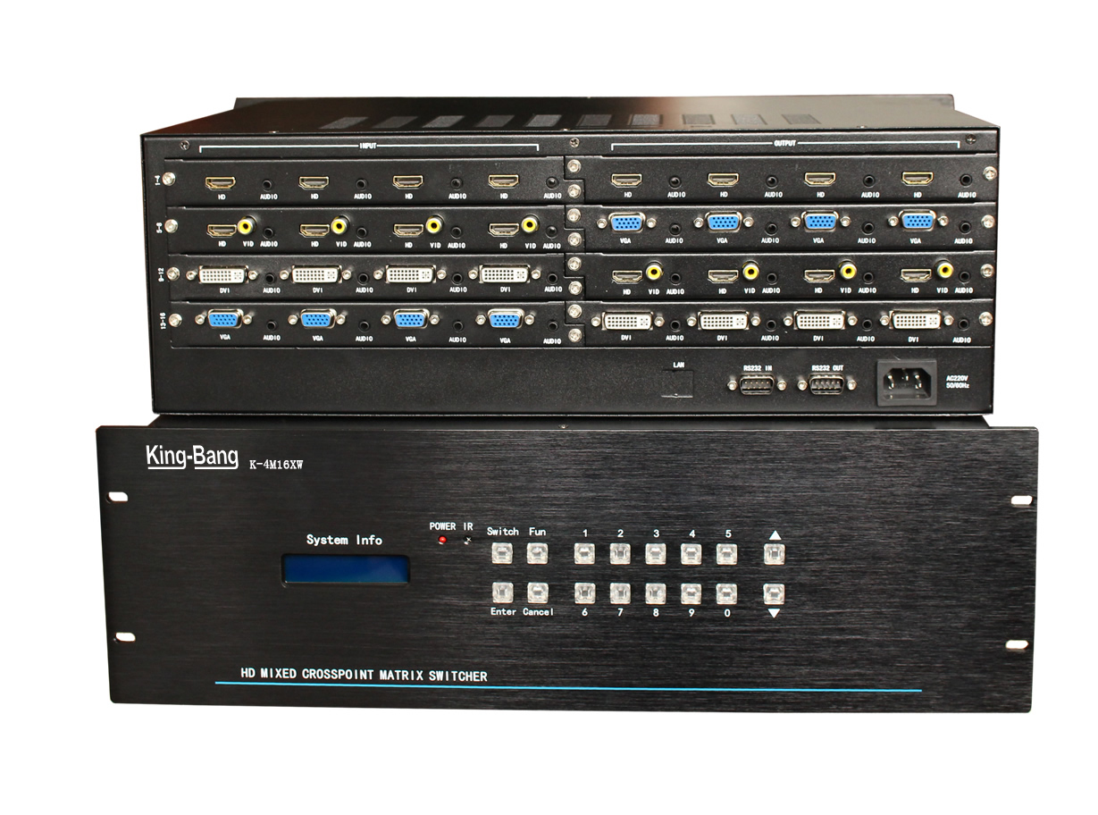 高清无缝混合矩阵K-4M72XW