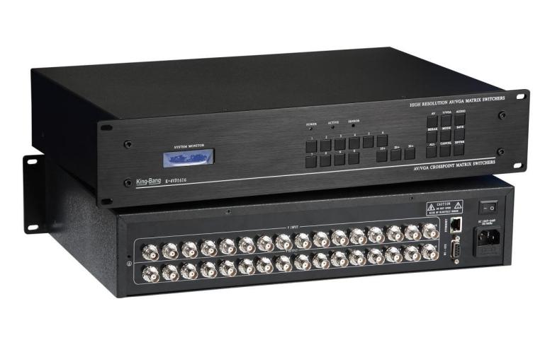 VIDEO十六进八出视频矩阵K-4VD1608