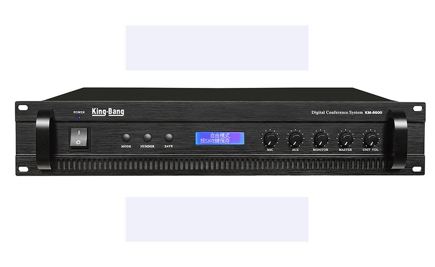 TFT屏桌牌会议系统主机KM-8600