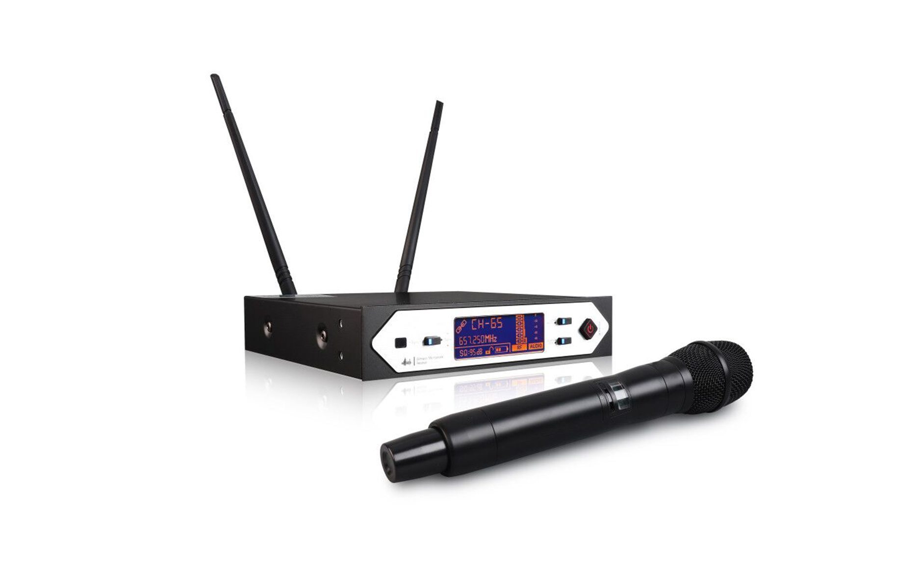 UHF一拖一(红外对频)无线麦克风M-831