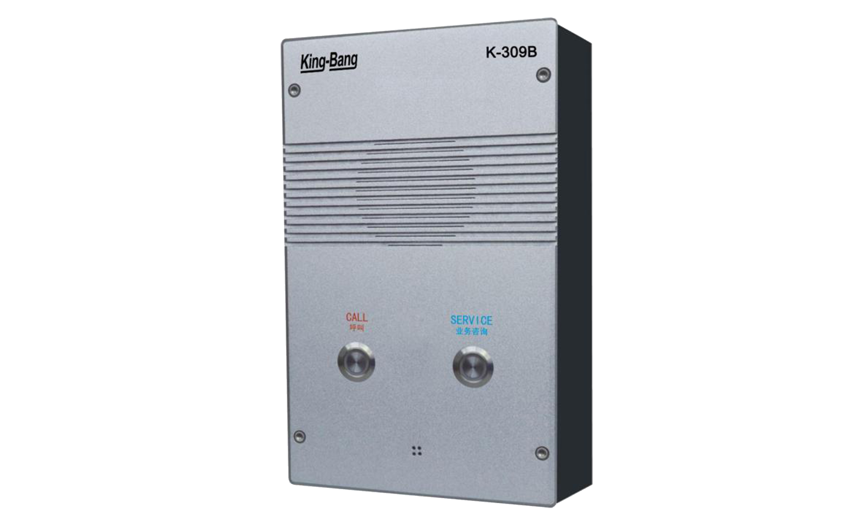壁挂式双键IP网络对讲终端K-309B
