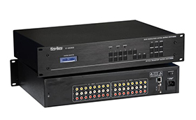 AV八进二出模拟矩阵切换器K-4A0802