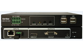 4K坐席接收盒双链路  K-4MS100R-4KDL