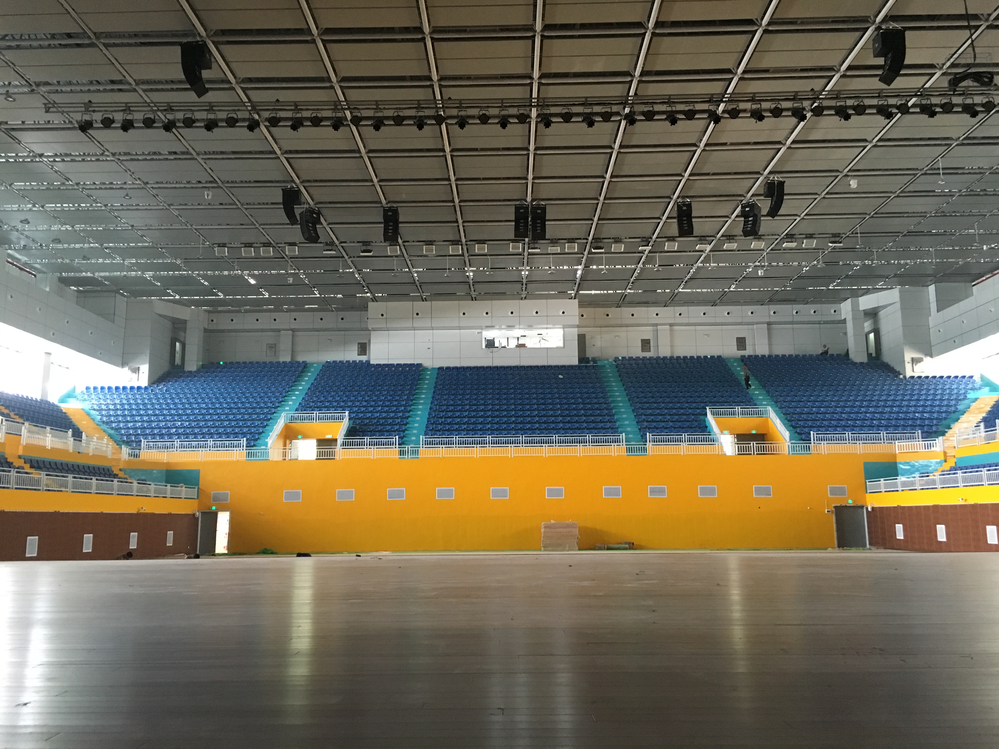 京邦电子（KING-BANG）为桃源一中体育馆打造扩声系统