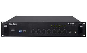 带6分区合并式广播功放系列K-7240B
