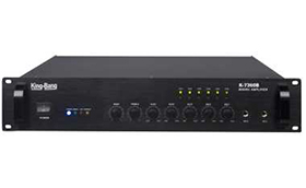 带6分区合并式广播功放系列 K-7360B