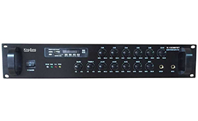 带MP3/收音机/六分区音量可调合并式功放K-360MFBT