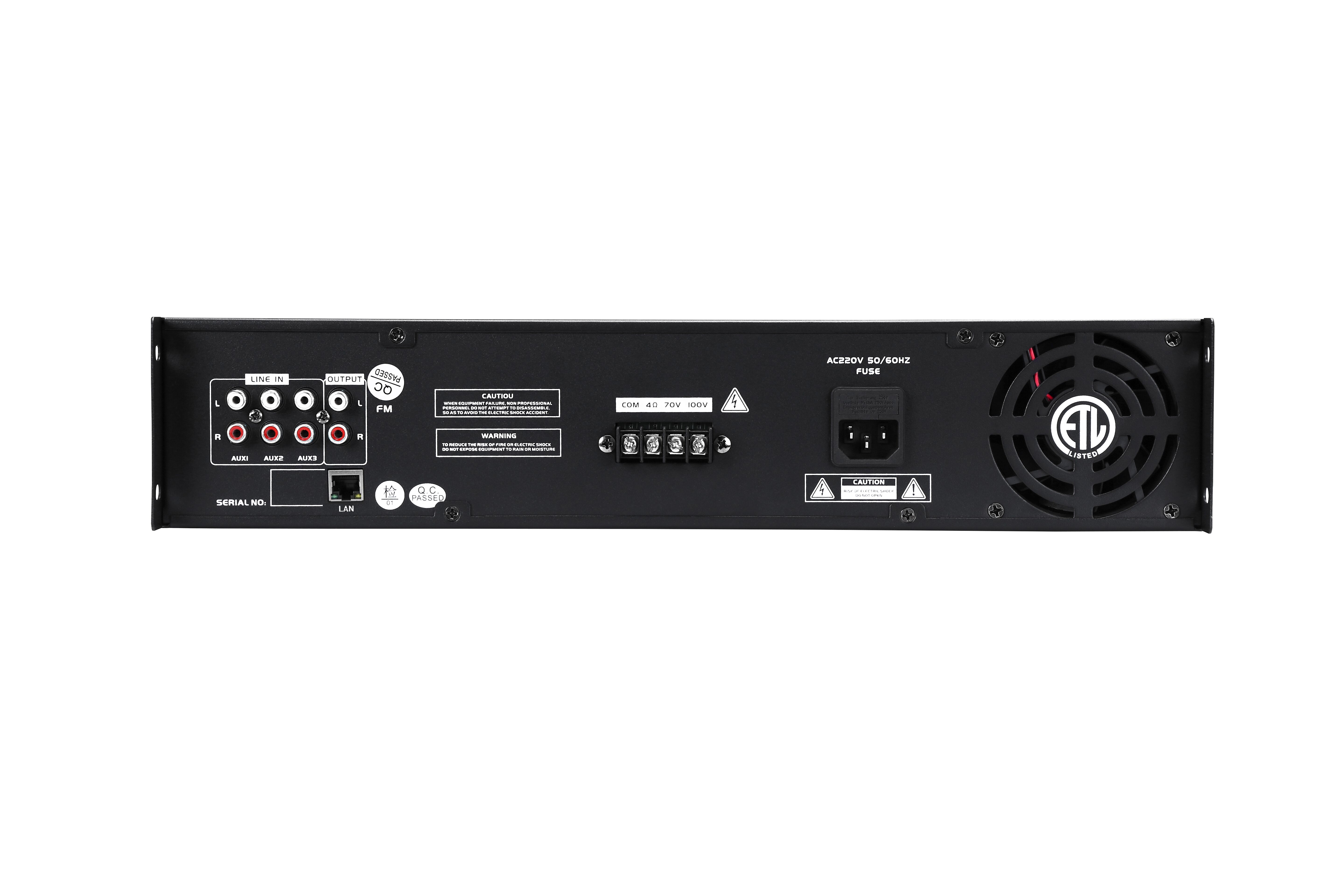 遥控IP网络功率放大器120W  K-6120